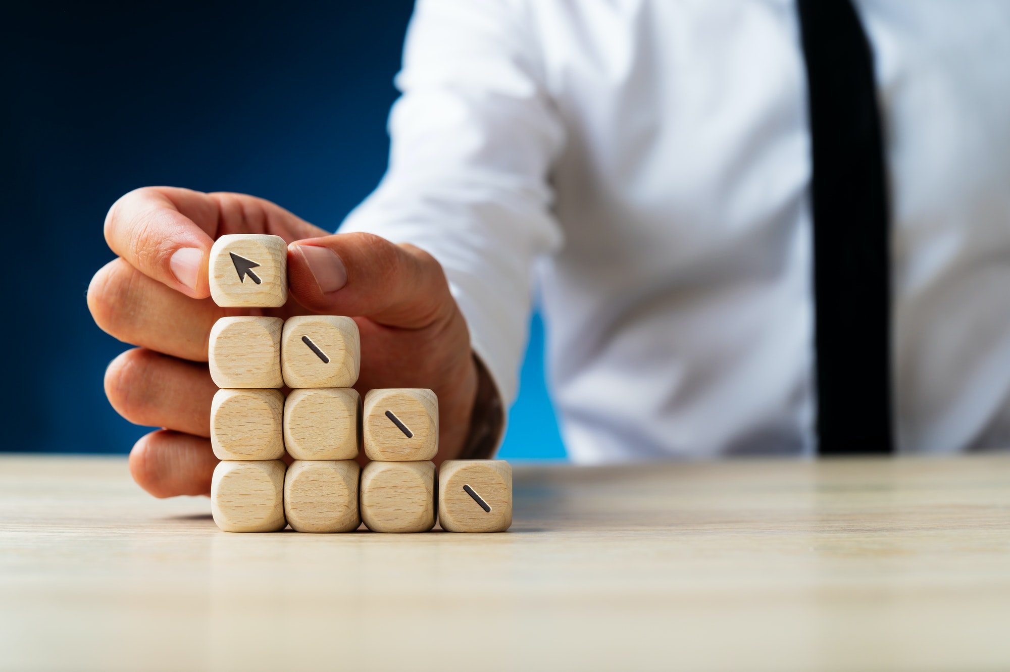 Conceptual image of business success Conceptual image of business success